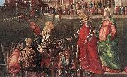 Vittore Carpaccio Meeting of the Betrothed Couple (detail) Spain oil painting artist